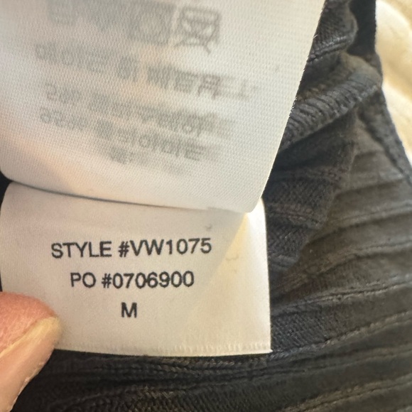 Vuori Bleeker Ribbed Brown Caramel Long Sleeve Mock Neck Bodysuit Size M - Picture 16 of 16